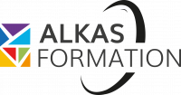 Logo - Alkas Formation - Organisme de formation web, commerce et gestion - Montpellier Millénaire